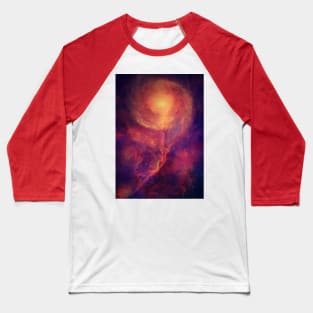 Spiral Galaxy Baseball T-Shirt